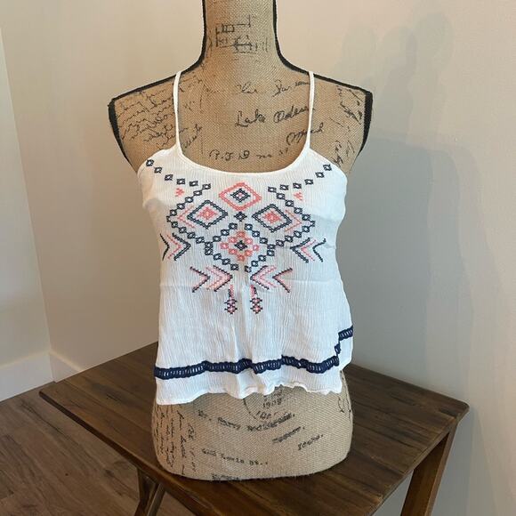 Sweet Rain White Tank Top Size Medium - Picture 1 of 3